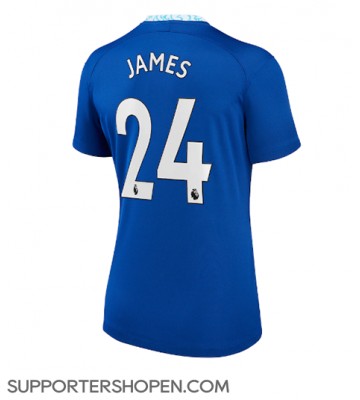 Chelsea Reece James #24 Hemma Matchtröja Dam 2022-23 Kortärmad